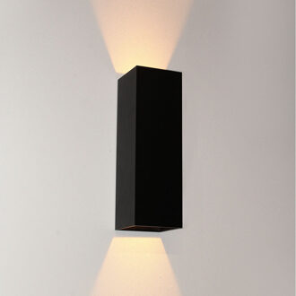 Wandlamp Vegas 250 Zwart IP65 Led