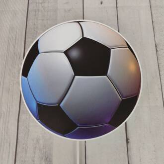 Wandlamp Voetbal met schakelaar en stekker wit, zwart