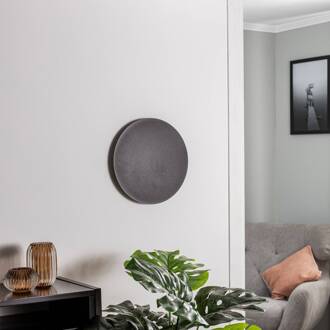 Wandlamp vorm 2, indirect lichtend, Ø 30 cm zwart