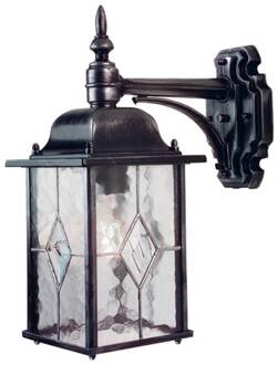 Wandlamp - Wexford - Hangend - Zwart/Zilver