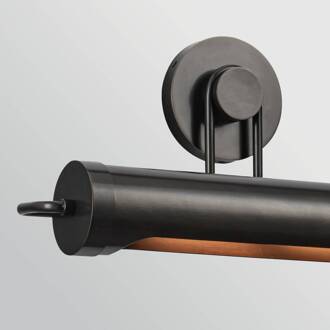 Wandlamp WYNWOOD, brons, breedte 51 cm, metaal, 2 x E27