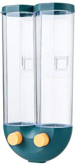 Wandmontage Aparte Rijst Emmer Granen Dispenser Vochtbestendig Plastic Automatische Rekken Verzegelde Metering Voedsel Opbergdoos 45a