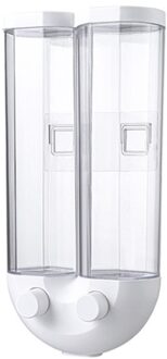 Wandmontage Aparte Rijst Emmer Granen Dispenser Vochtbestendig Plastic Automatische Rekken Verzegelde Metering Voedsel Opbergdoos 45a