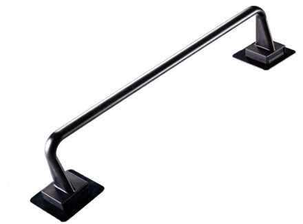 Wandmontage Badkamer Handdoek Bar Plank Rack Houder Huishouden Keuken Toilet Roll Paper Opknoping Hanger Handdoekhouder Rack Holder 2stk(wit en zwart