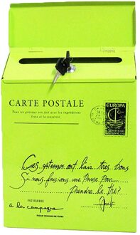Wandmontage Brief Post Doos Vintage Brievenbus Brievenbus Mailbox Tijdschriften Krant Houder Doos Voor Buiten Tuin Home # T3G groen