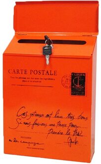 Wandmontage Brief Post Doos Vintage Brievenbus Brievenbus Mailbox Tijdschriften Krant Houder Doos Voor Buiten Tuin Home # T3G oranje