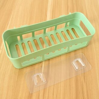 Wandmontage Cosmetische Opbergdoos Badkamer Opbergrek Wandplank Zuignap Organisator Plank Shampoo Cosmetische Magazijnstelling 2