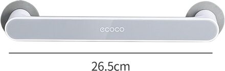 Wandmontage Handdoek Hanger Zelfklevende Handdoek Houder Bar Plank Afwerking Rek Badkamer Organisator Keuken Doekjes Opknoping Haak Rack grijs 26.5cm