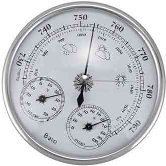 Wandmontage Huishouden Thermometer Hygrometer Hoge Nauwkeurigheid Manometer Air Weer Instrument Barometer