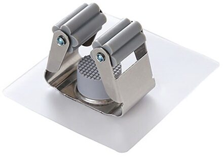 Wandmontage Mop Houders Magical Opknoping Mop Organizer Houder Borstel Bezem Hanger Opbergrek Keuken Tool grijs