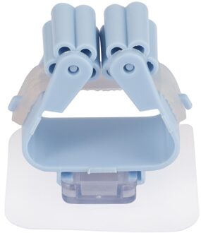 Wandmontage Mop Organizer Houder Borstel Bezem Hanger Thuis Opslag Rek Badkamer Zuig Opknoping Pijp Haken Huishoudelijke Gereedschap blauw