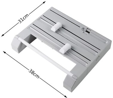 Wandmontage Papier Handdoekenrek Tissue Film Conserveermiddel Houder Wrap Tin Folie Dispenser Organizer Voor Keuken Badkamer D2