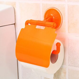 Wandmontage Plastic Zuignap Badkamer Toilet Paper Roll Holder Badkamer Accessoires Toiletrolhouder of