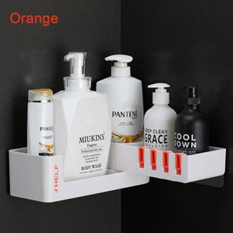 Wandmontage Rekken Punch-Gratis Badkamer Opslag Planken Houder Badkamer Wc Draaibaar Statief Hoek Opslag Rack Plank 02