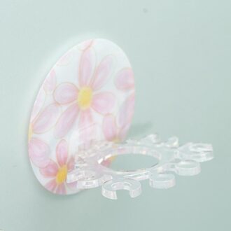 Wandmontage Tandpasta Tandenborstelhouder Scheerapparaat Rack Opslag Plank Badkamer Organizer Accessoires Multi Slot bloem