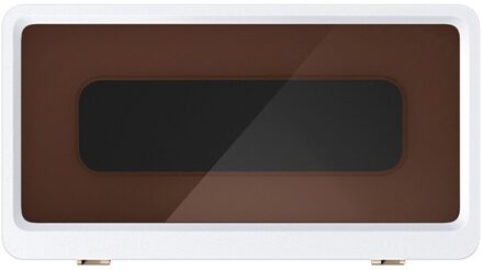 Wandmontage Waterdichte Telefoon Case Tablet Houder Mobiele Telefoon Planken Zelfklevende Opbergdoos Douche Badkamer Woonaccessoires wit