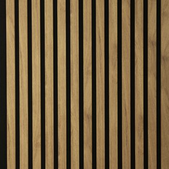 Wandpaneel Akoestisch 60x278 cm tan eiken Bruin,Eiken