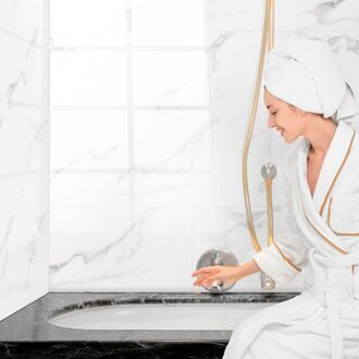 Wandpaneel Dumawall+ Trapani - Hoogglans - 37,5x65cm - 1,95m²