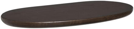 Wandplank Daan - Donker Essen - 40x18 Cm - Hout - Bruin