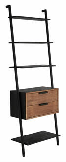 Wandrek 'Cosmo' Met 2 laden, Teakhout, 70 x 200cm Naturel