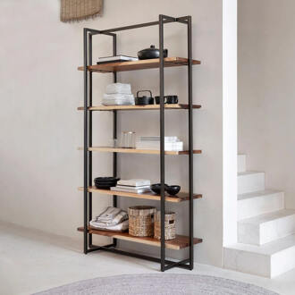 Wandrek 'Flare' Suarhout, 130 x 220cm Naturel - 220 cm