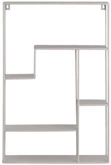 Wandrek Londen 55x35,8x10 Cm - Metaal - Taupe - 35.8x55x10 Cm