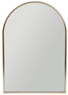 Wandspiegel Arch - goud - metaal - halfrond - 40 x 60 cm - wanddecoratie spiegels