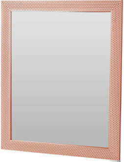 Wandspiegel Louvre - frame kleur koper - 46 x 56 cm - met brede lijst - Spiegels Goudkleurig