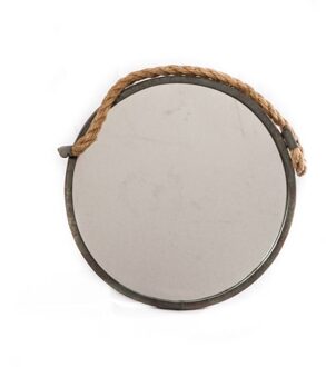 Wandspiegel metaal rond