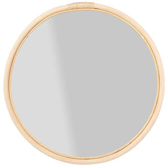 Wandspiegel rond - rotan - Dia 45 cm - boho spiegel