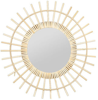 Wandspiegel Sun - zon - rotan - D55 cm - bohemian/boho spiegel