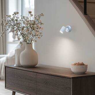 Wandspot Fun, lichtblauw, 14 cm hoog, verstelbaar, GU10