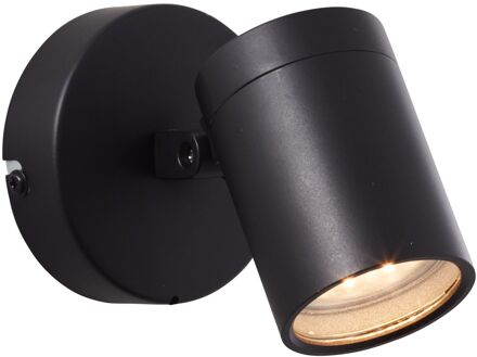 Wandspot Irminio Zwart Gu10 5w