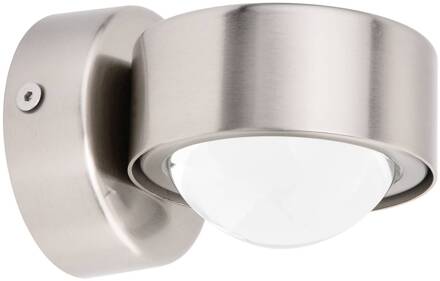 wandspot Jyla, nikkel, 4.200 K, naar beneden, lens