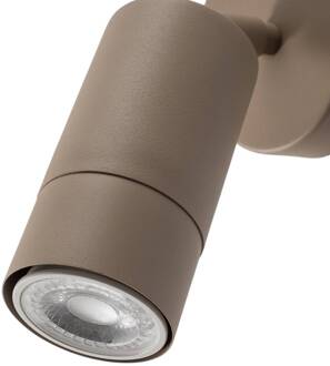 Wandspot Link, beige, breedte 8 cm, staal