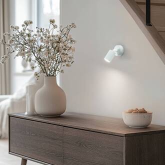 Wandspot Livia, groen, 13 cm, metaal, verstelbaar, GU10 mintgroen