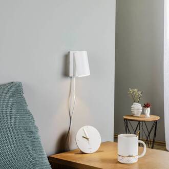 Wandspot Mono I met stekker wit