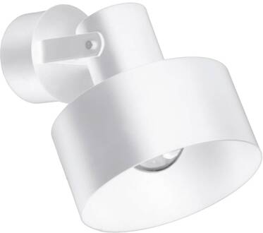 Wandspot Norton van staal, wit