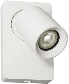 Wandspot Steven, schakelaar, zwenkbaar, wit