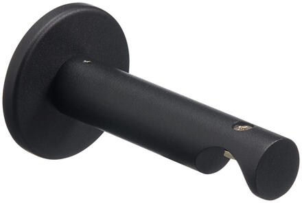 Wandsteun 28mm - 10 Cm - 10 Cm - Metaal - Zwart - L12.5 Cm