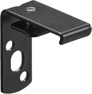 Wandsteun 35mm - 6 Stuks - IJzer - Zwart - 3.8x1.8x4 Cm