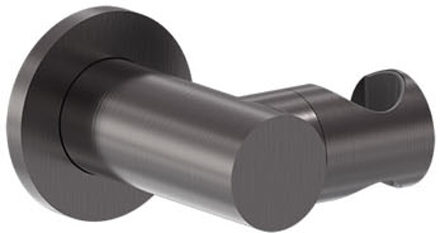 Wandsteun MAY Voor Handdouchehouder Geborsteld Carbon Black PVD Gunmetal