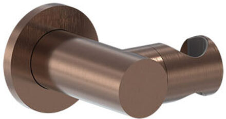 Wandsteun MAY Voor Handdouchehouder Geborsteld Mat Koper PVD