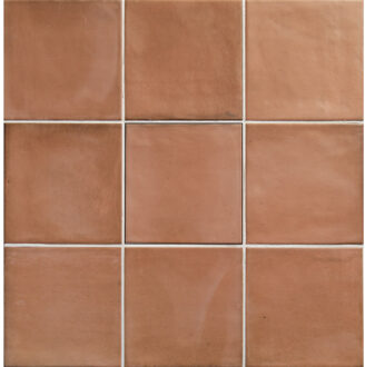 Wandtegel Clay Salmon 12.3x12.3 cm Stardos