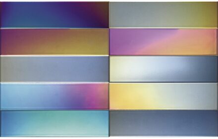 Wandtegel Dune Flat Rainbow 7.5x30 cm Dune Ceramics