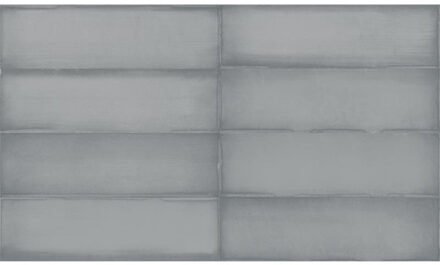 Wandtegel Estudio Ghent Pearl Grey Matt 6.9x24 cm Estudio