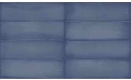 Wandtegel Estudio Ghent Steel Blue Glossy 6.9x24 cm Estudio