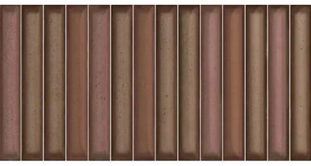 Wandtegel Estudio Karatsu Rusty Red 11.5x23 cm Estudio