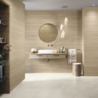 Wandtegel Larchwood Alder 40x120 cm Beige Baldocer