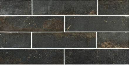 Wandtegel Magnetism Graphite 6.3x25 cm Stardos